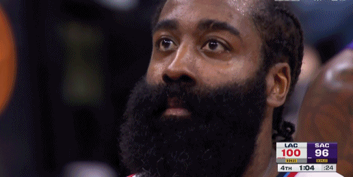 😭险成罪人！哈登生涯第80个三双😢但罚丢关键两球+发球失误