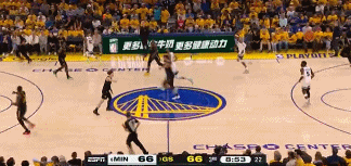 鬼魅脚步！华子一步过波杰姆 欧洲步再过TJD 高打板命中打停勇士